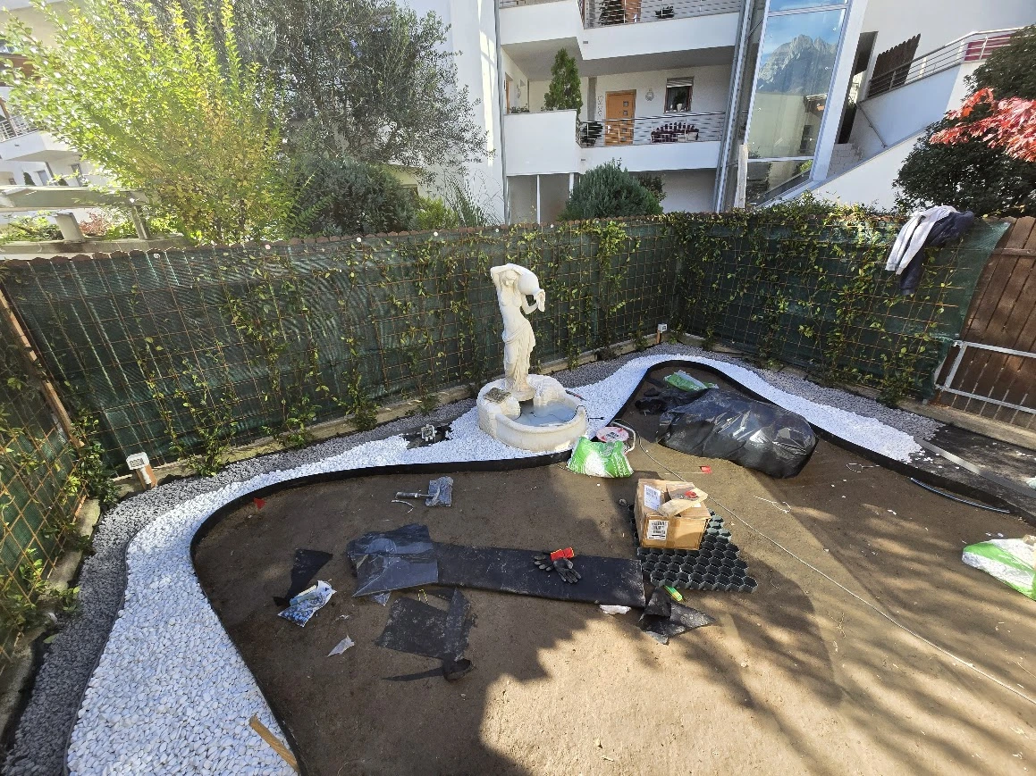 Giardino prima dell'intervento